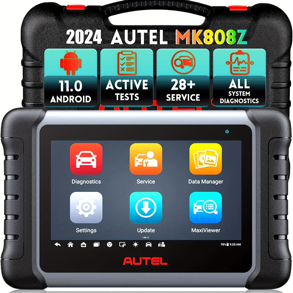 Autel MaxiCOM MK808Z: Android 11 Scan Tool With 28+ Services &amp; 2023 Upgrades - All System Diagnostics!