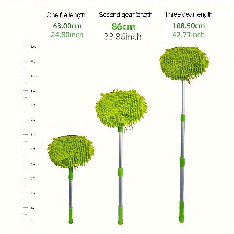 1pc Microfiber Car Wash Brush Mop Kit, Mitt SponWith Long Handle Car Cleaning Supplies Kit Duster Washing Car Tools Accessories For Car RV Truck
