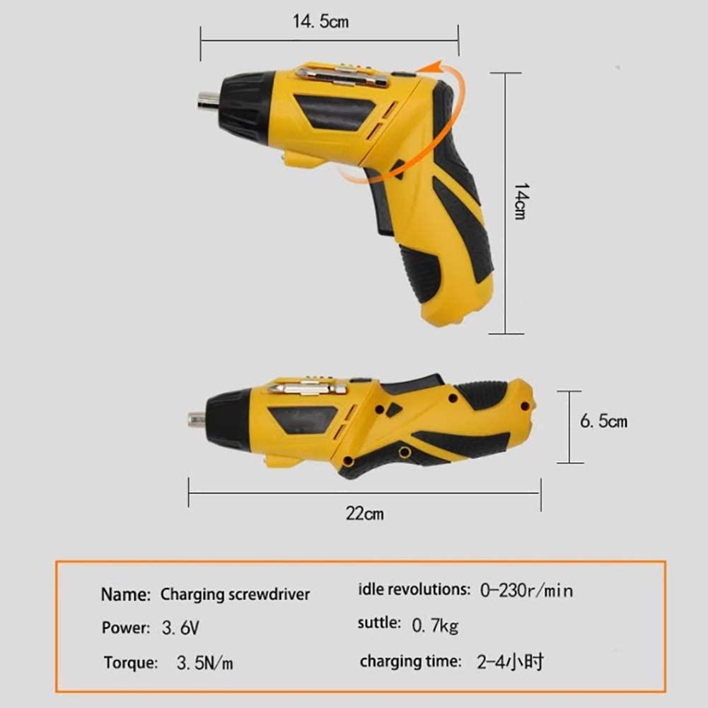 95 Piece Complete Household Tool Kit with 3.6 Volt Cordless Screwdriver And Most Useful Hand Tools And DIY Accessories with Carrying Tool Box Auto Repair Tool Sets