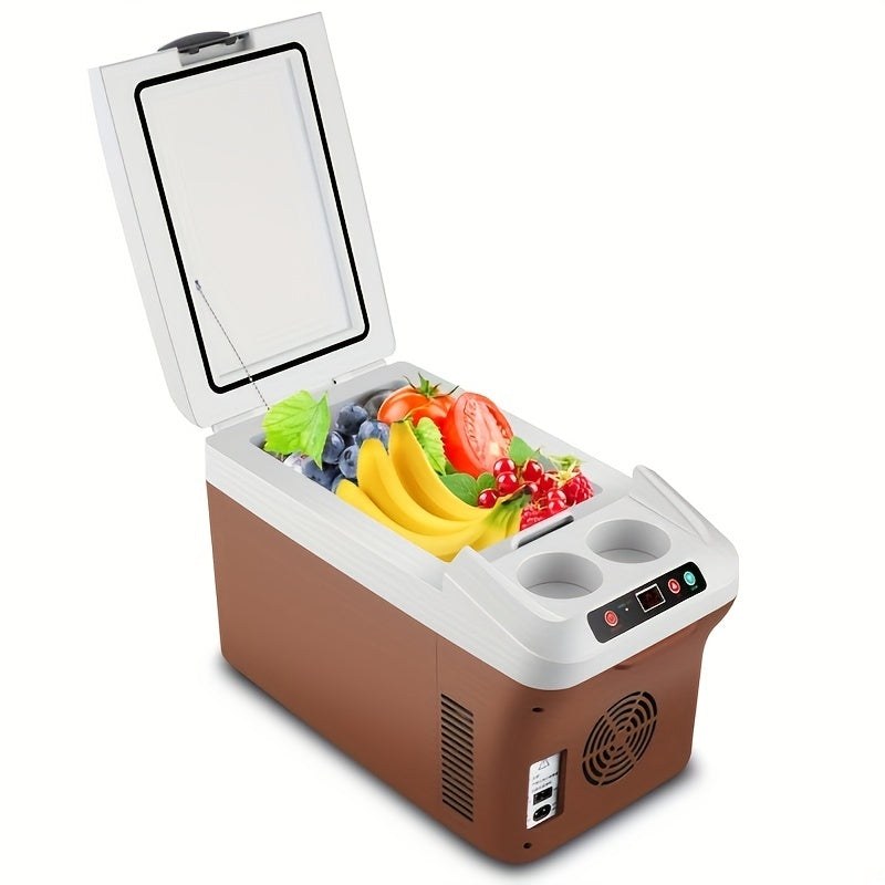 3.17gal Car Refrigerator, Portable Electric Car Cooler With DC12/24/AC120V, And Camping Use.mini Refrigerator, Cold And Warm Box,  Outdoor Incubator