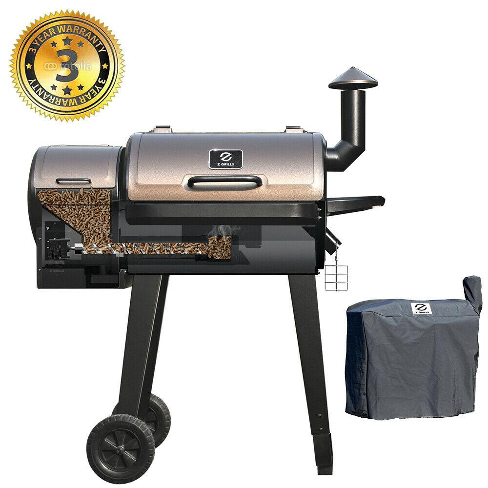 ZPG-450A Pellet Grill & Smoker 8 in 1 BBQ Grill Auto Temp Control