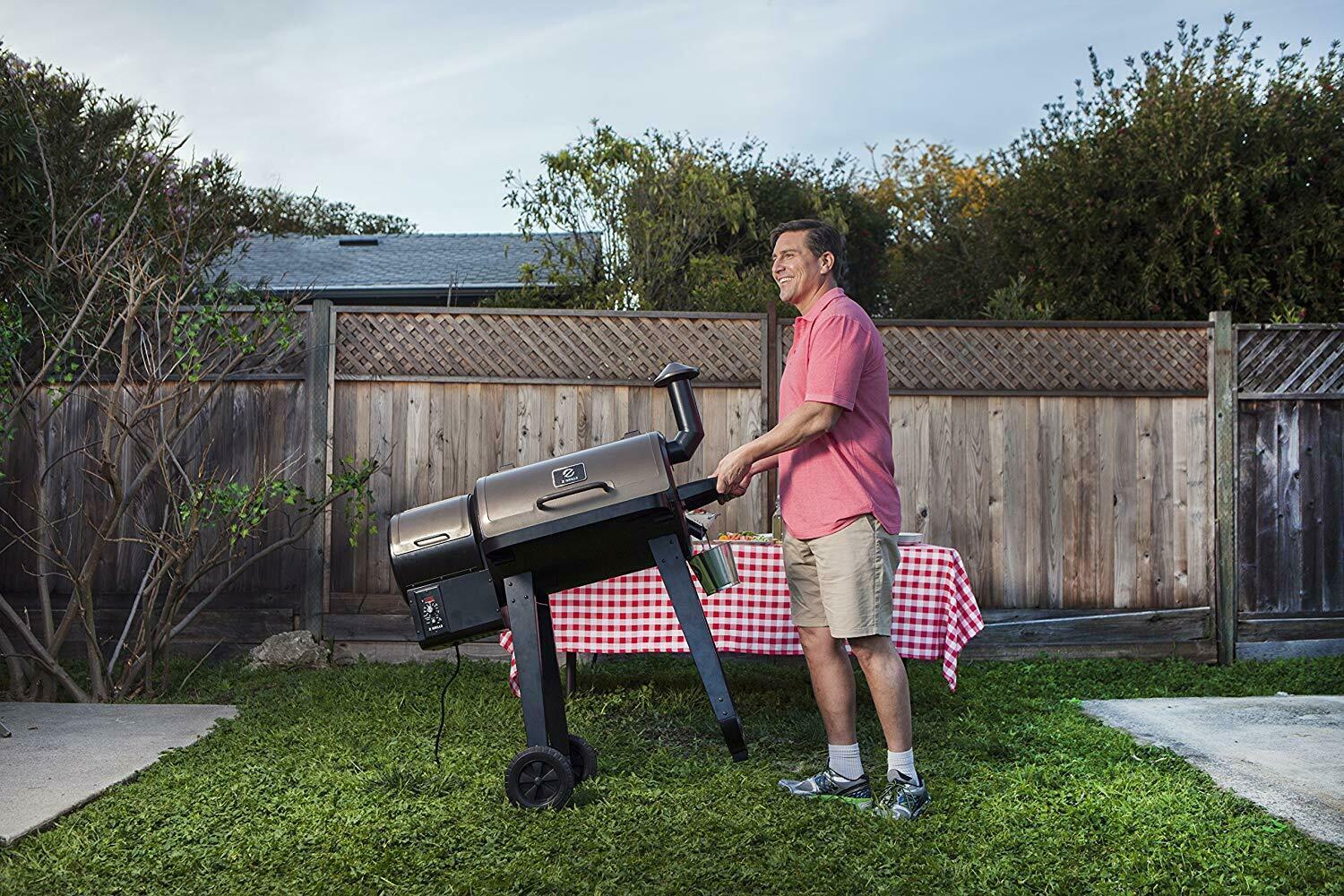 ZPG-450A Pellet Grill & Smoker 8 in 1 BBQ Grill Auto Temp Control