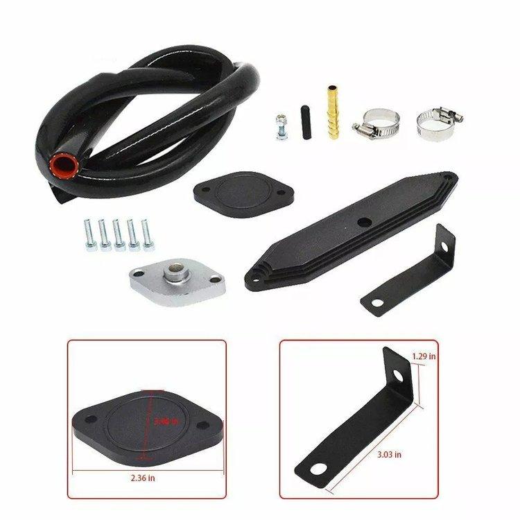 2011 to 2019 Ford F250 F350 6.7L EGR Cooler Delete Kit Powerstroke Diesel