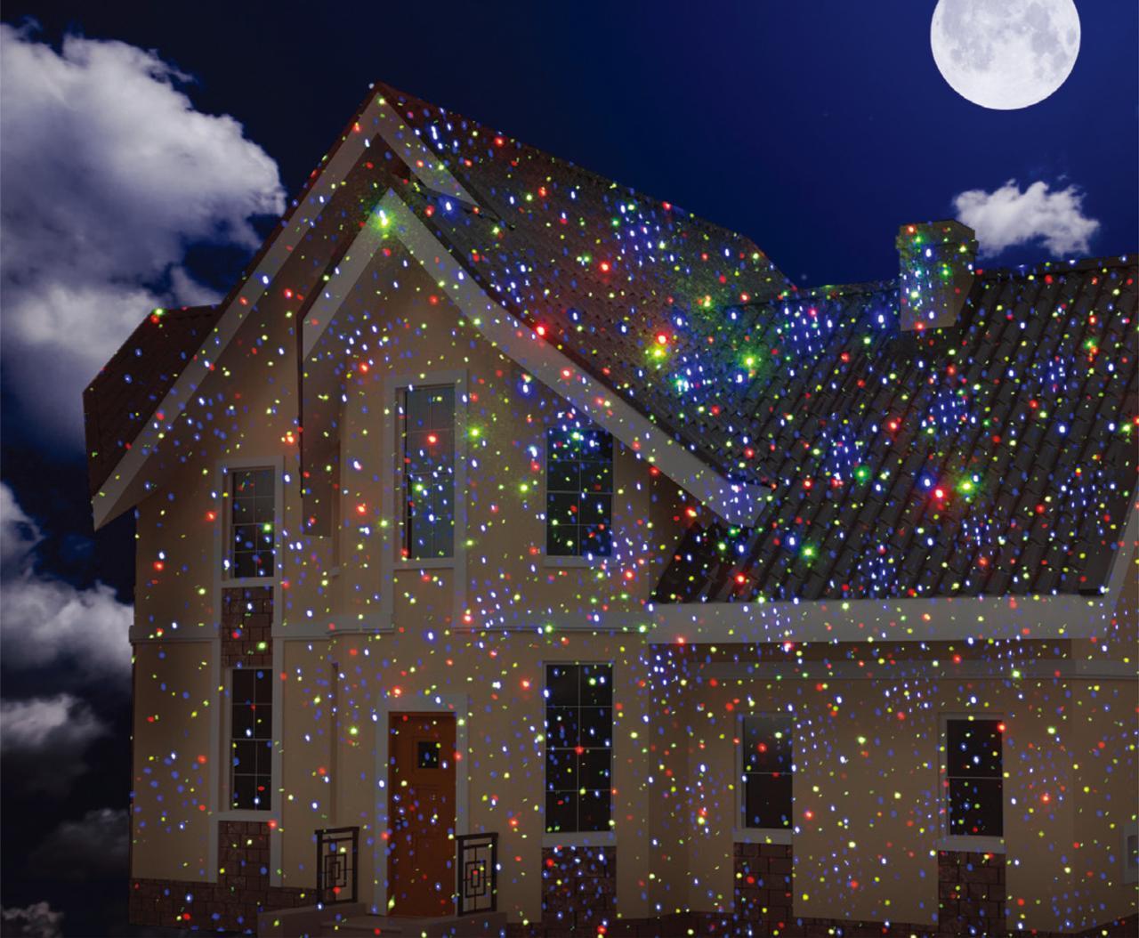 LedMall Moving Firefly Garden Laser Multi-color LED Projector Lights Holiday Lighting, 300"