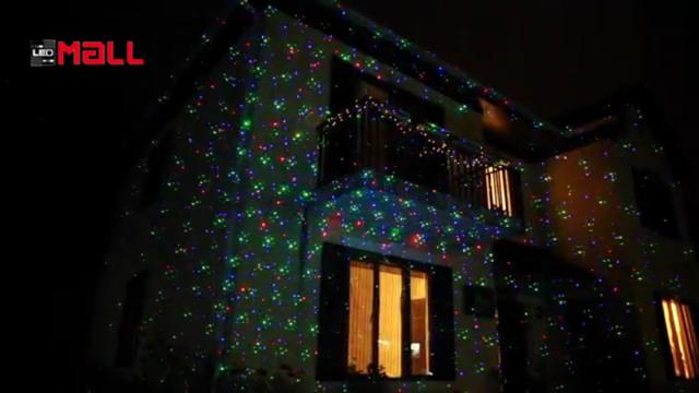 LedMall Moving Firefly Garden Laser Multi-color LED Projector Lights Holiday Lighting, 300"