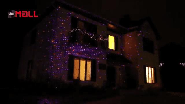 LedMall Moving Firefly Garden Laser Multi-color LED Projector Lights Holiday Lighting, 300"