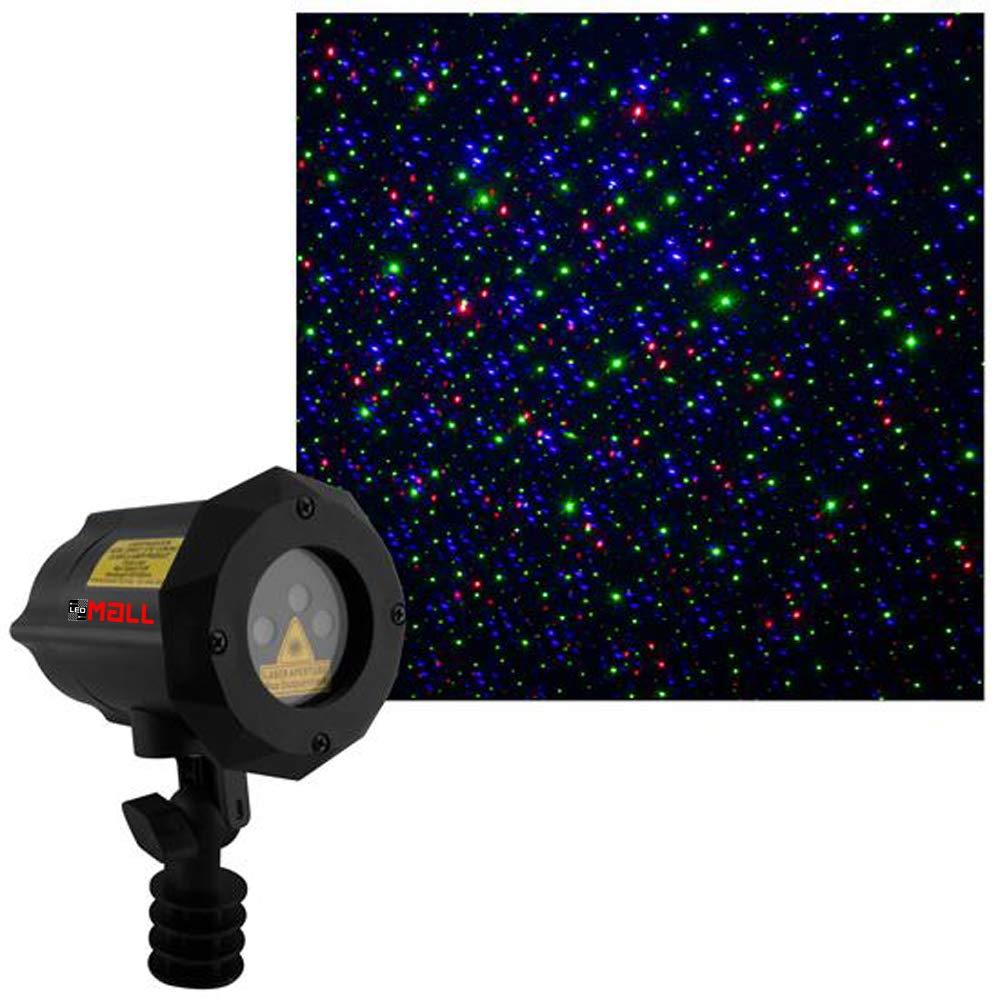 LedMall Moving Firefly Garden Laser Multi-color LED Projector Lights Holiday Lighting, 300"