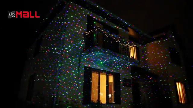 LedMall Moving Firefly Garden Laser Multi-color LED Projector Lights Holiday Lighting, 300"