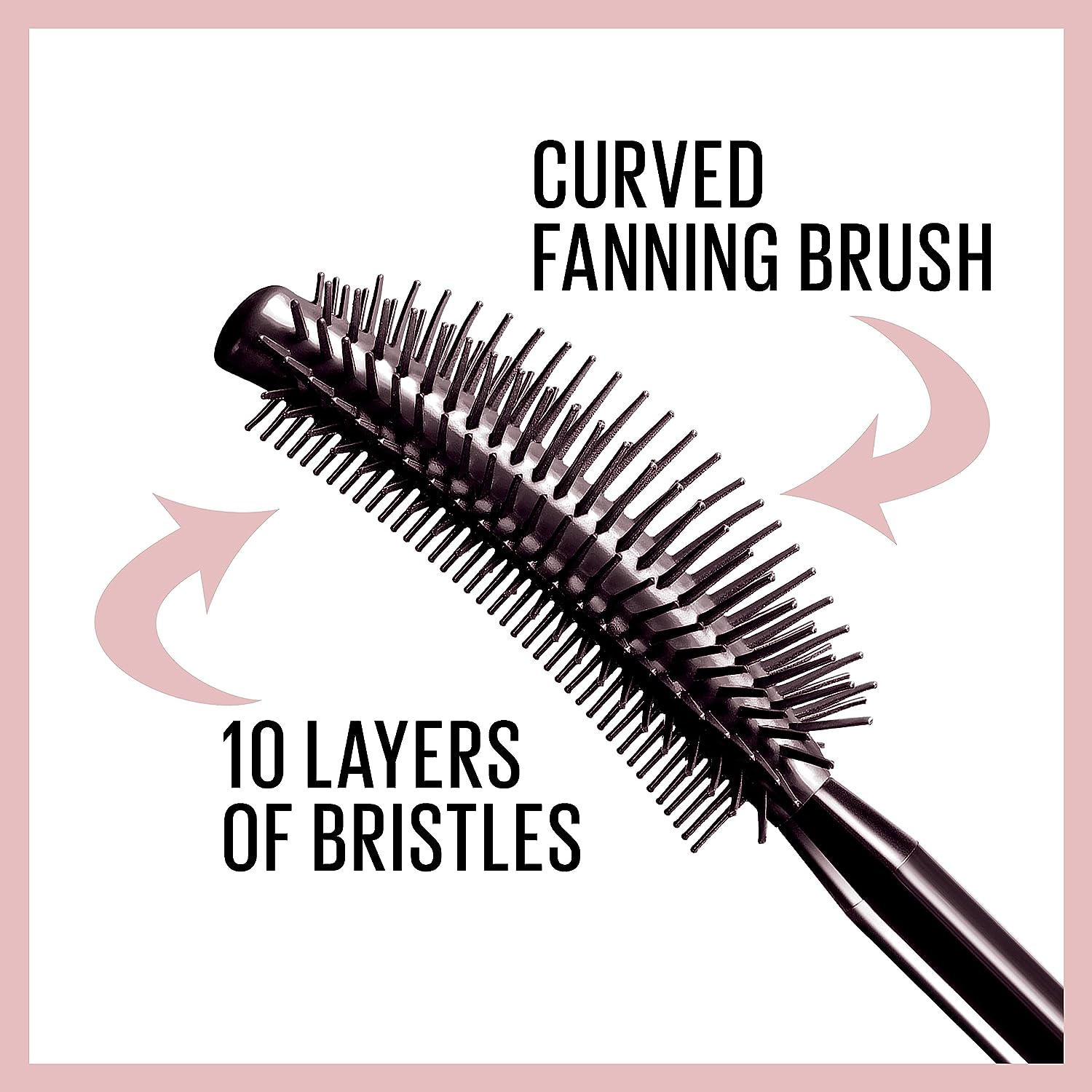 Maybelline New York Lash Sensational Washable Mascara, Lengthening and Volumizing for a Full Fan Effect, Blackest Black, 1 Count