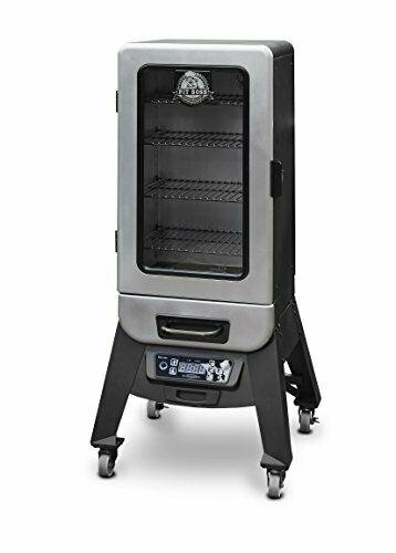 PBV3D1 3 Series Digital Vertical Electric Smoker, Silver