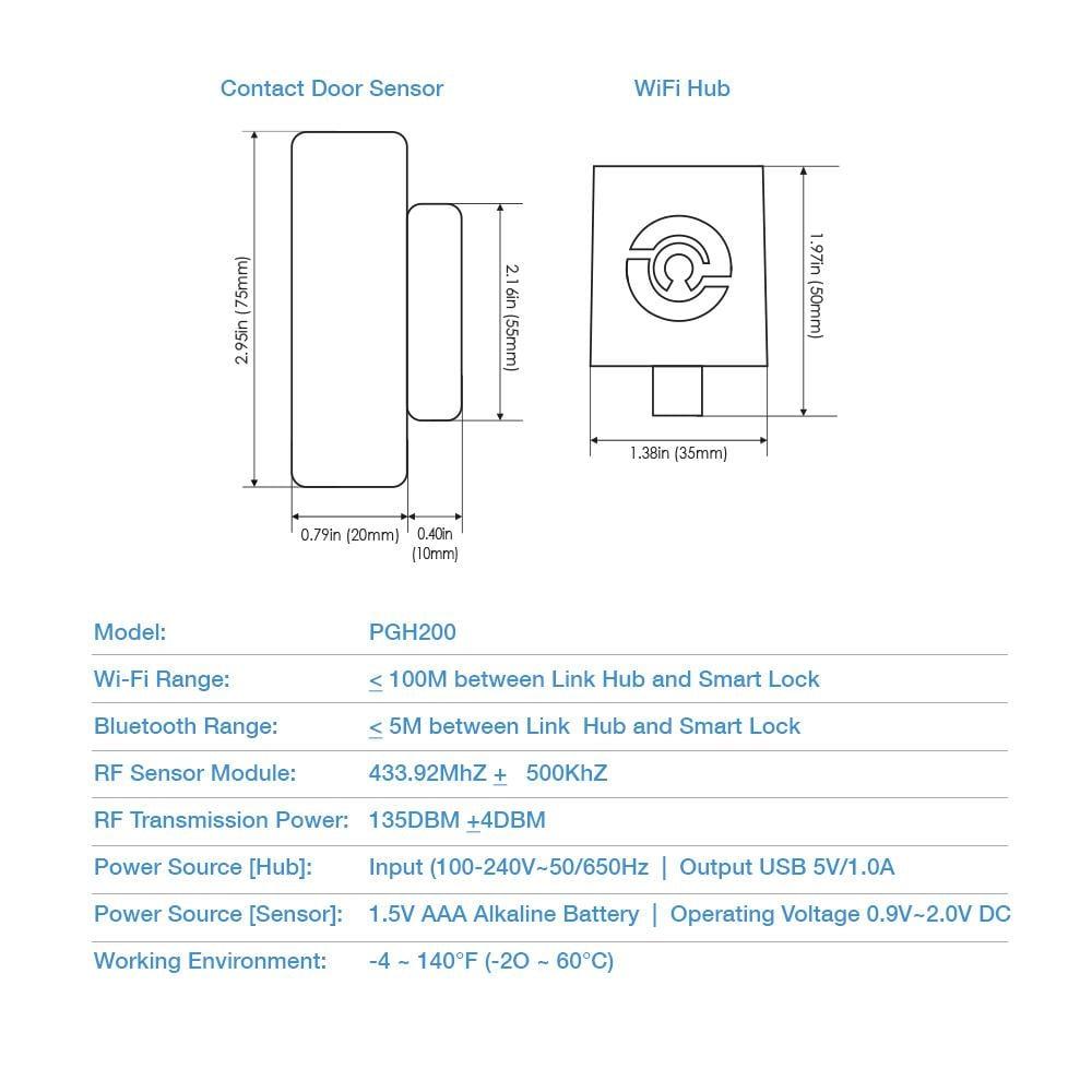 LINK (Wi-Fi Adapter) for Deadbolts and Latches