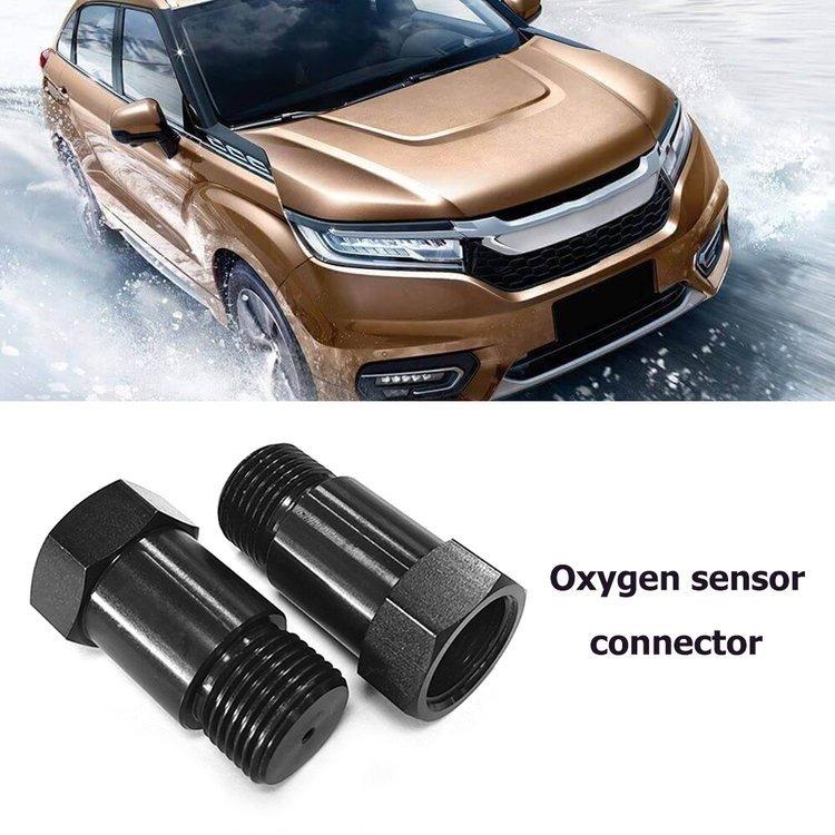 Car O2 Oxygen Sensor Connectors M18 x 1.5 Lambda Sensor Adapter Tools Black