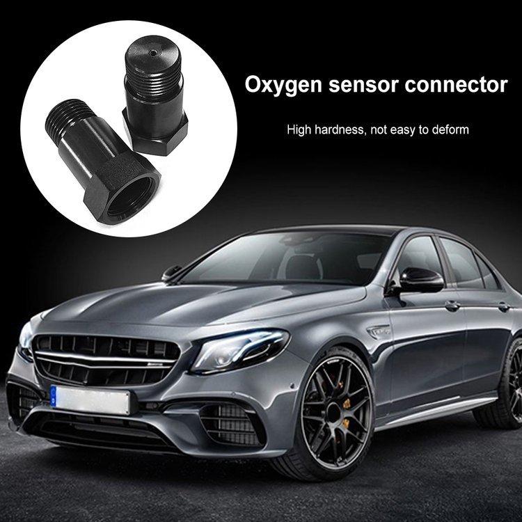 Car O2 Oxygen Sensor Connectors M18 x 1.5 Lambda Sensor Adapter Tools Black