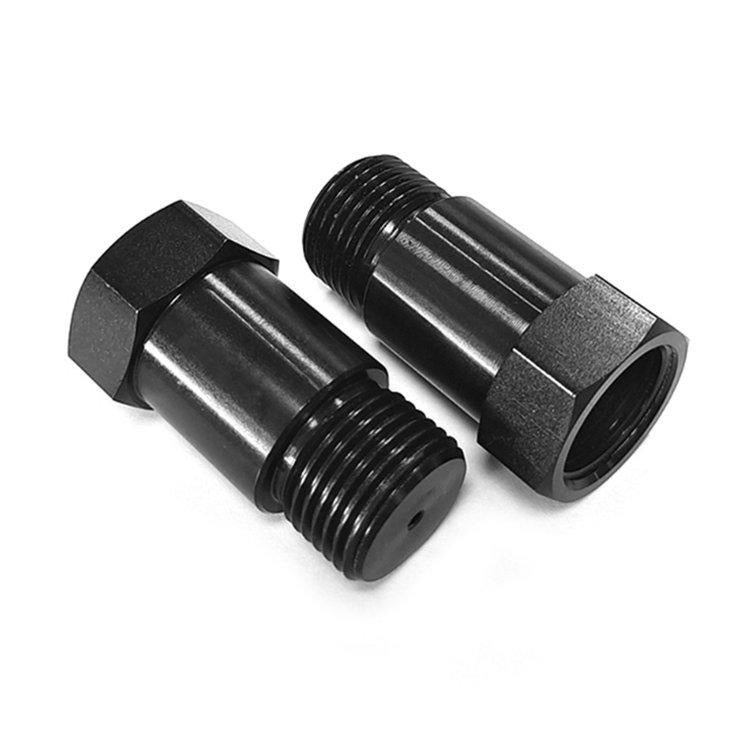 Car O2 Oxygen Sensor Connectors M18 x 1.5 Lambda Sensor Adapter Tools Black