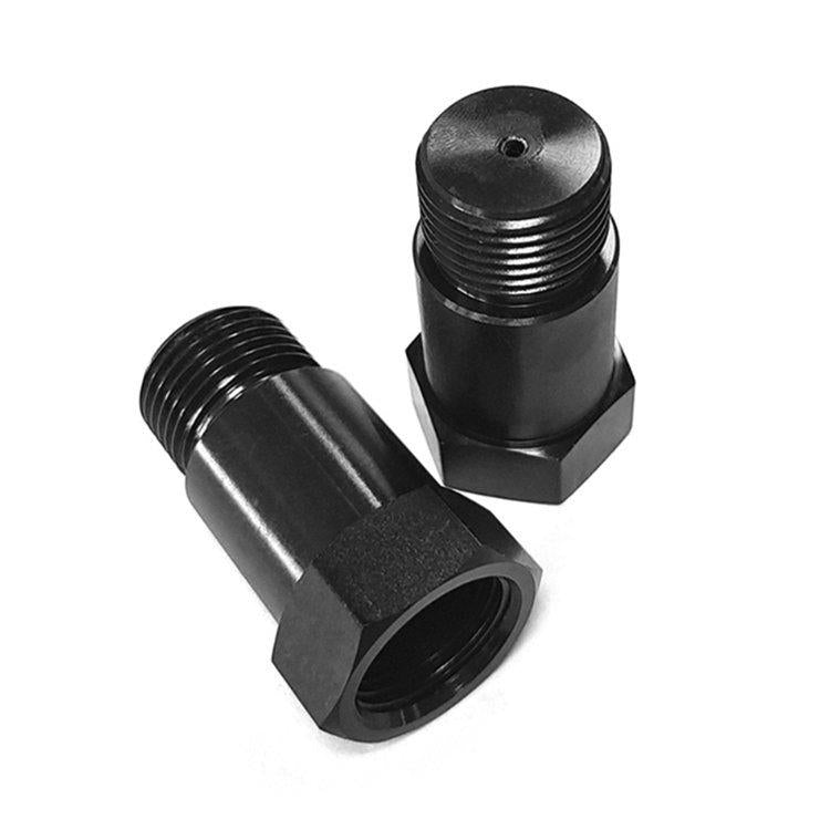 Car O2 Oxygen Sensor Connectors M18 x 1.5 Lambda Sensor Adapter Tools Black
