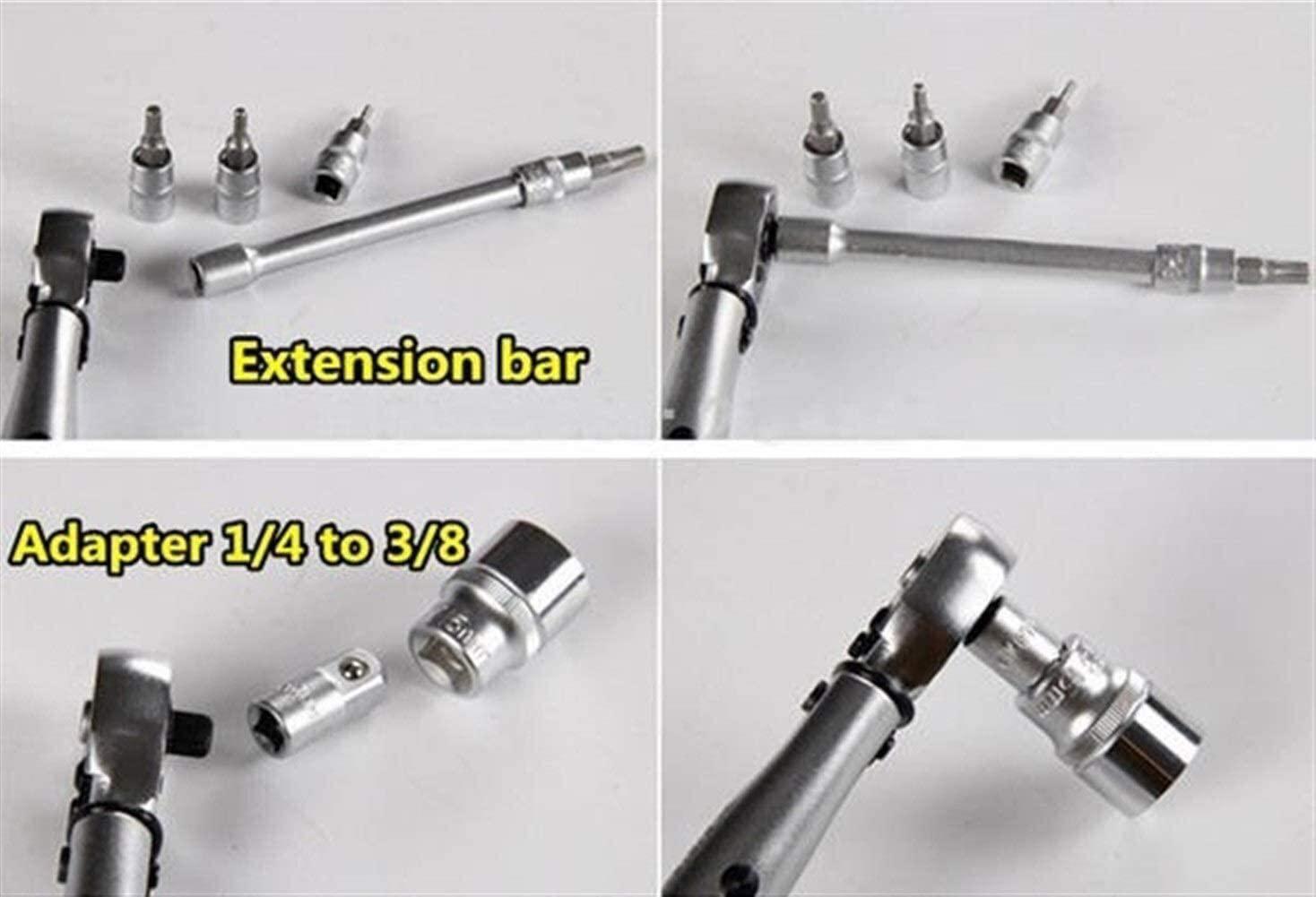 ZSEFV Hand Tools 15 in 1 2-20Nm Torque Wrench Repair Tools Set for Bicycle Hand Tools