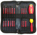 Driver Set; Interchangeable; Insulated; SlimLine; Blade; 19 Piece