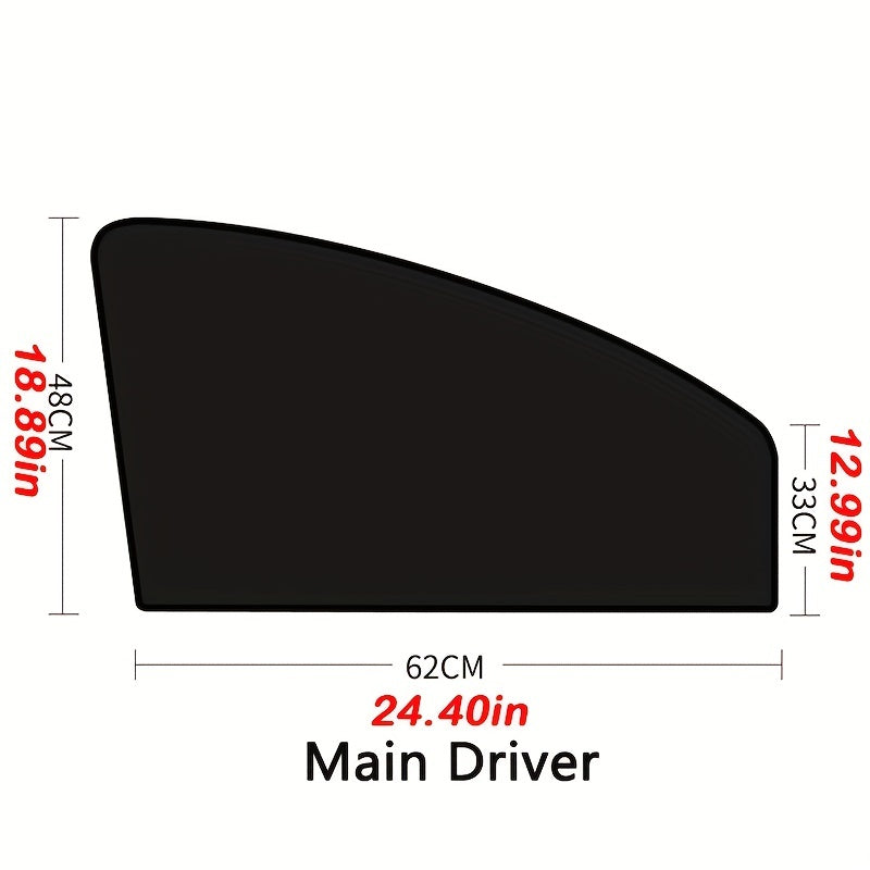 Keep Your Car Cool And Protected With Our Universal Magnetic Suction Window Sunshade!