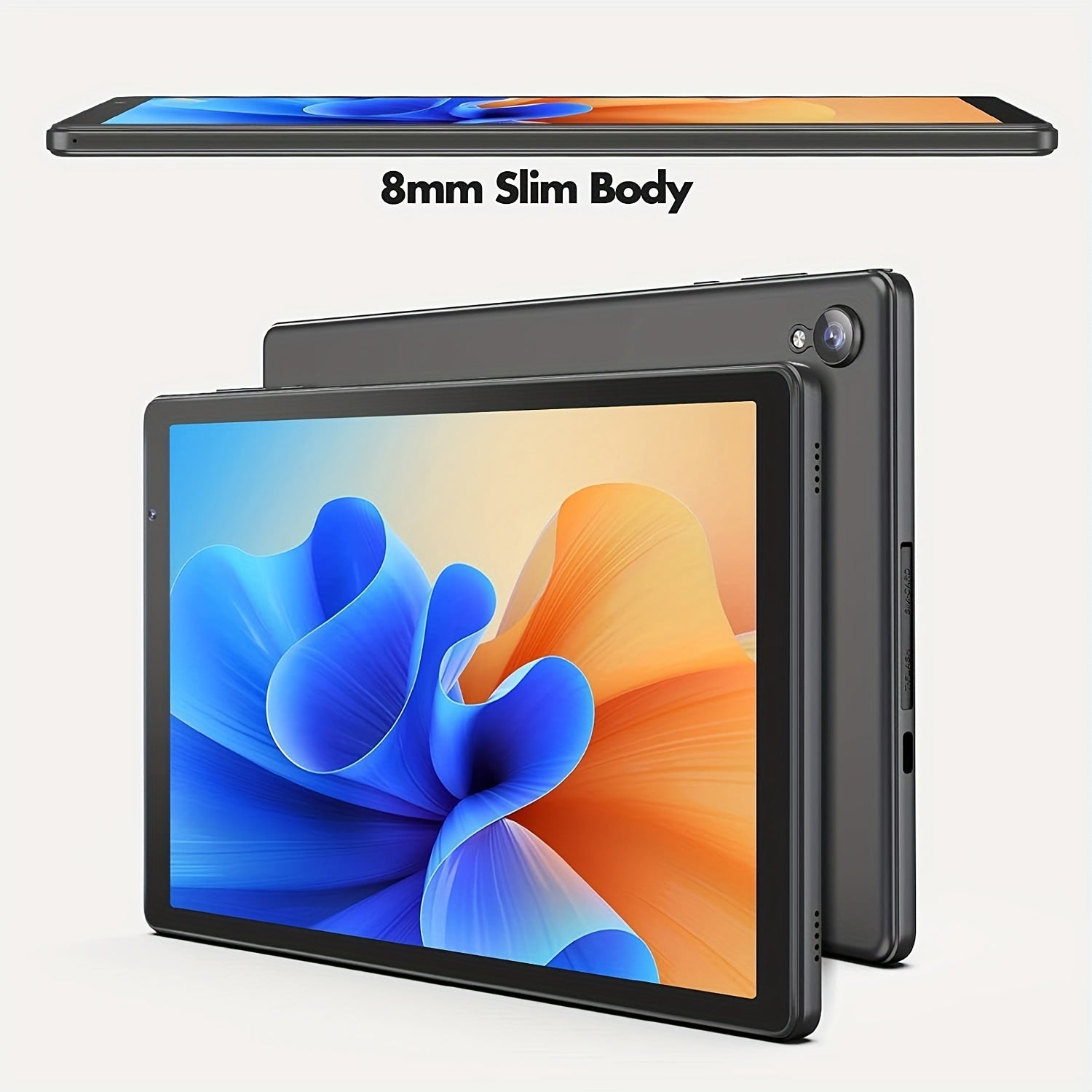 PRITOM 10-inch Compatible With Android 12 Tablet, 4GB DDR (2GB+2GBExpansion)RAM, 32GB ROM, 6000MAh, Quad Core Processor, 10 Inch Tablet, For Android Tablet High-definition IPS Screen, Camera, Wi Fi, For Google,PC,Pad Tablet