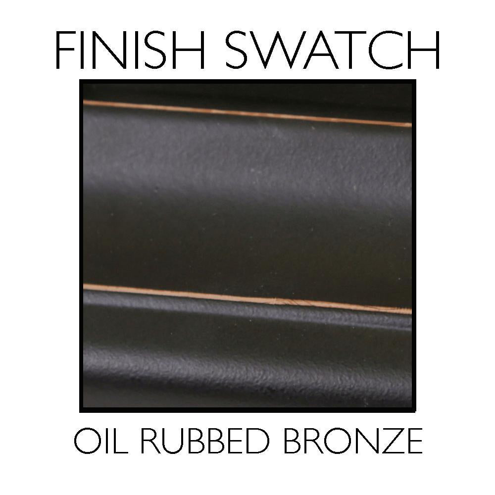 Terrace Oil Rubbed Bronze Privacy Bed/Bath Door Knob with Universal 6-Way Latch (12-Pack)
