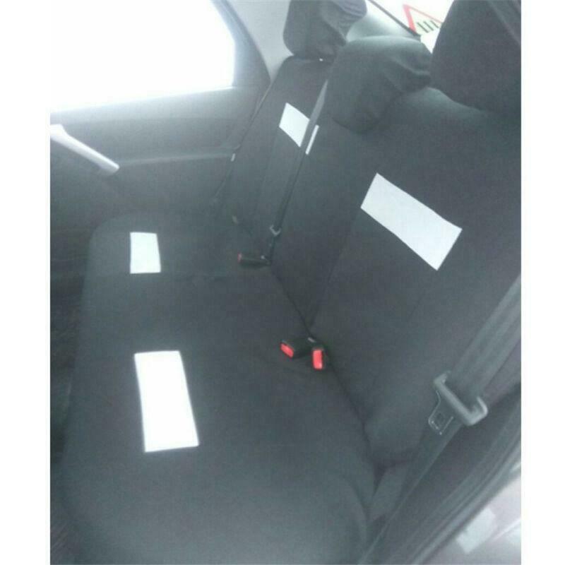 Car Front Rear Seat Cushion Protector Durable Polyester Set 5 Pcs
