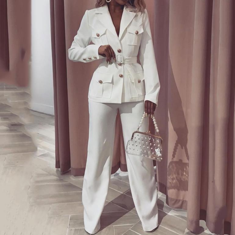 Elegant Multi-pocket Suit