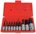 Stanley Proto Tether-Ready J4900A-TT 3/8-inch &amp; 1/2-inch Drive 10 Piece Hex Bit Set