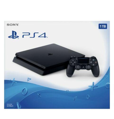 Sony PlayStation PS4 1TB Slim Gaming Console Black CUH-2215B Fast Shipping