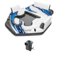 Adult 5 Seat Pool Float w/  Fill AC Electric Air Pump