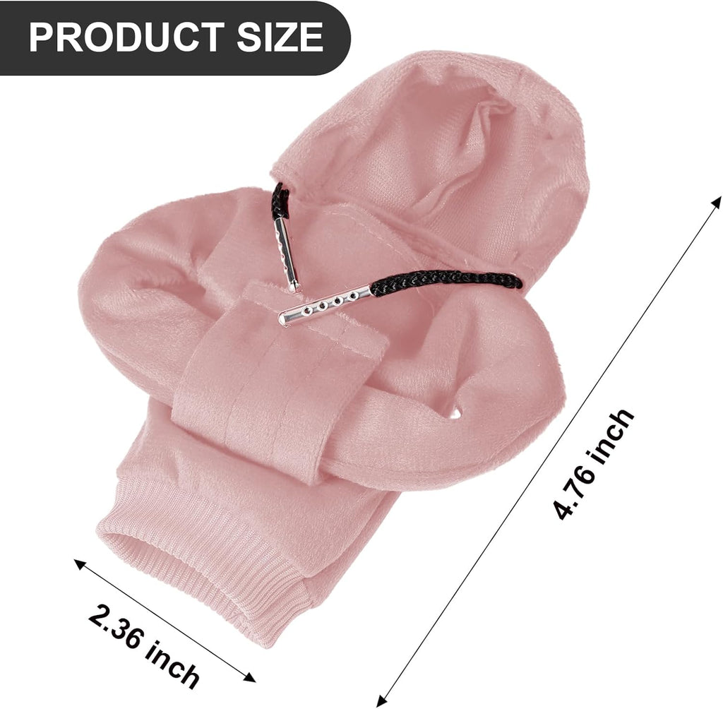 ZHSMS Gear Shift Cover, Universal Shift Knob Cover, Funny Sweater Hoodie for Gearshift, 4.7 Inch Car Shifter Stick Protector Decoration(Pink)