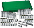 SK 4147 Super Set 47 Piece 1/2-Inch Drive 12 Point Standard and Deep Socket Set with 19 Piece 1/2-Inch to 1-1/8-Inch and 18 Piece 10-Millimeter to 19-Millimeter Socket Assortments