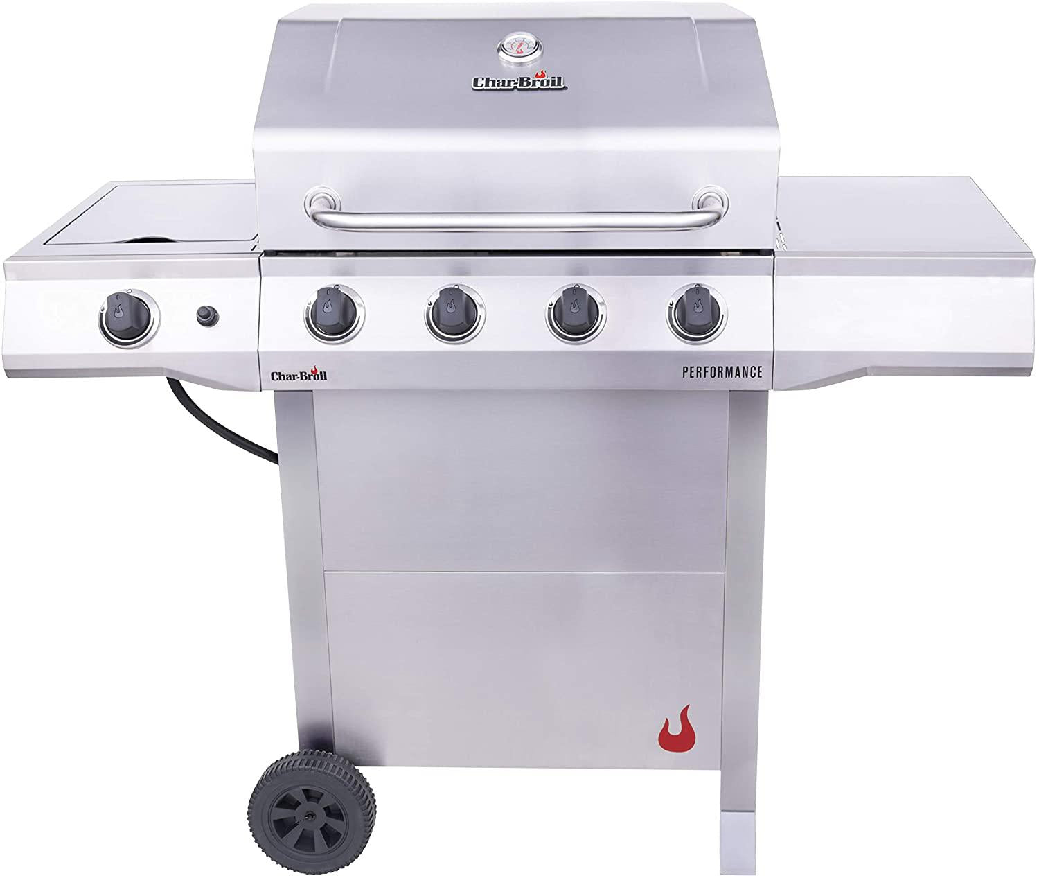 463352521 Performance 4-Burner Cart Style Liquid Propane Gas Grill, S