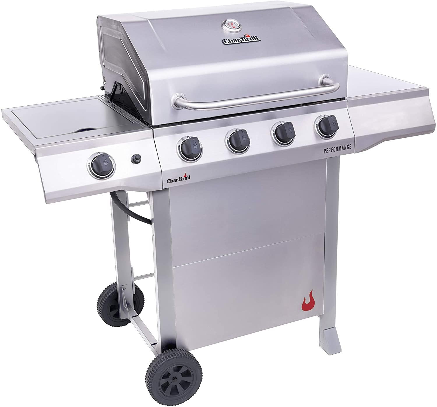 463352521 Performance 4-Burner Cart Style Liquid Propane Gas Grill, S