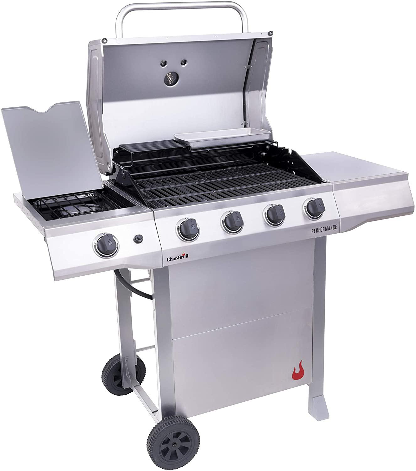 463352521 Performance 4-Burner Cart Style Liquid Propane Gas Grill, S