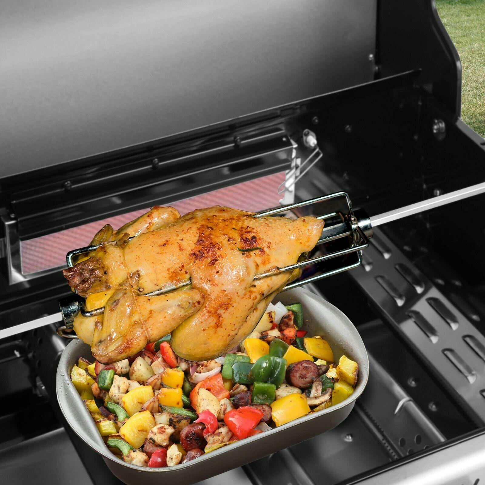 5-Burner Barbecue Cabinet Style Propane Gas Grill Coffee GA5403C