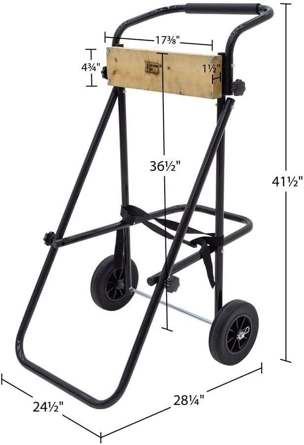 30 HP Outboard Motor Cart Engine Stand with Folding Handle