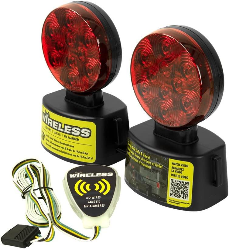 r International C6304 LED Wireless Magnetic Trailer Towing Light Kit