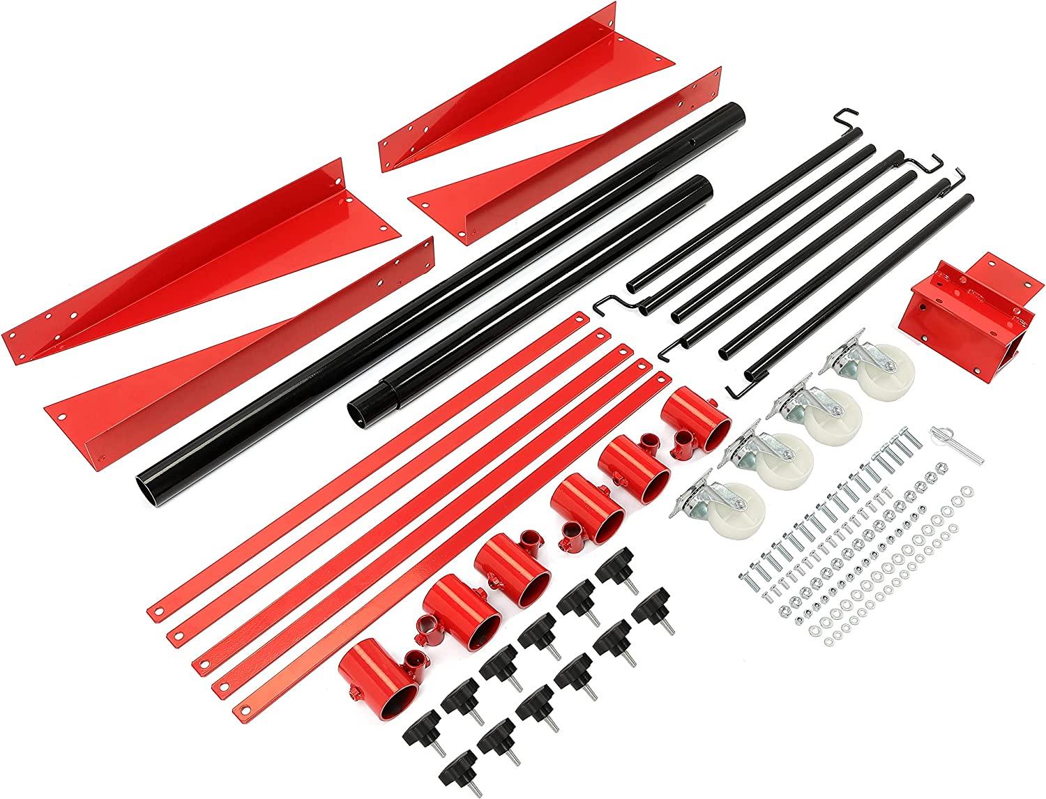 HECASA Panel Tree Paint Stand Panel Holder Adjustable Center Post Hang Automotive Doors Fenders Bumpers