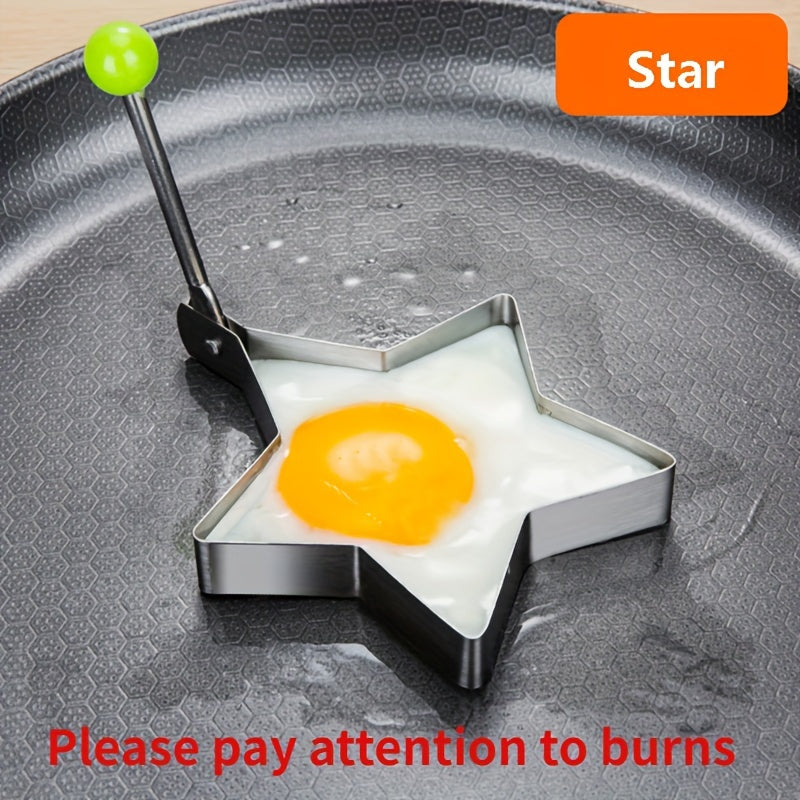 Steel Fried Egg Pancake Shaper Omelette Mold, Frying Egg CooTools, RV Kitchen Accessories Gadget Rings, 4 Styles To Choose