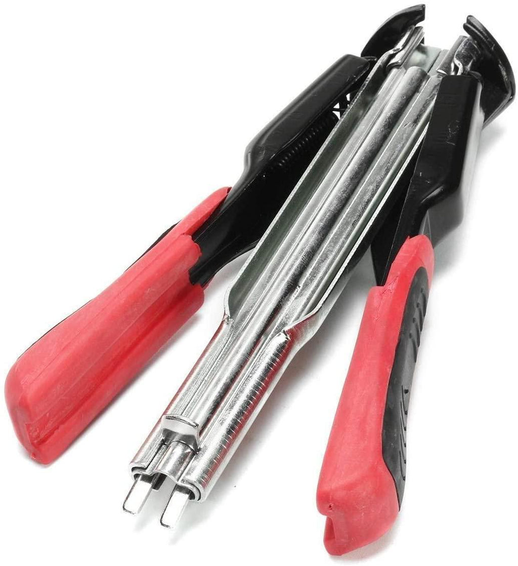 Pliers Tool Pliers Hand Tool， with 2500 C Clips Spring Loaded Fastening CaClamp Fences Hog Ring Pliers