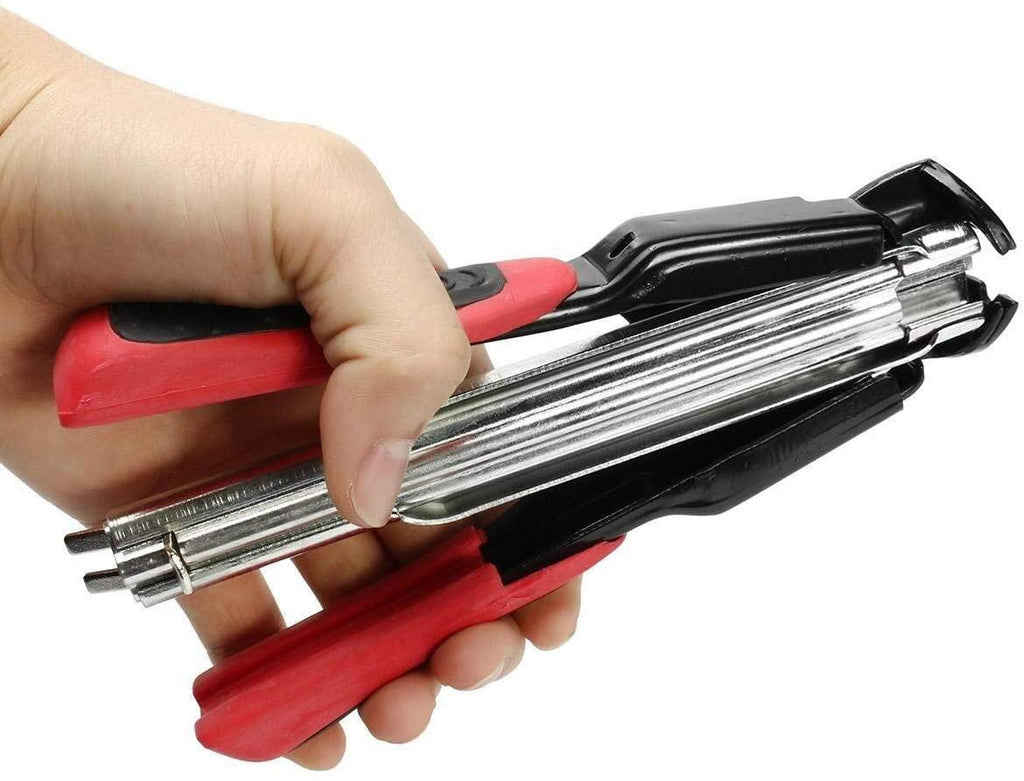 Pliers Tool Pliers Hand Tool， with 2500 C Clips Spring Loaded Fastening CaClamp Fences Hog Ring Pliers