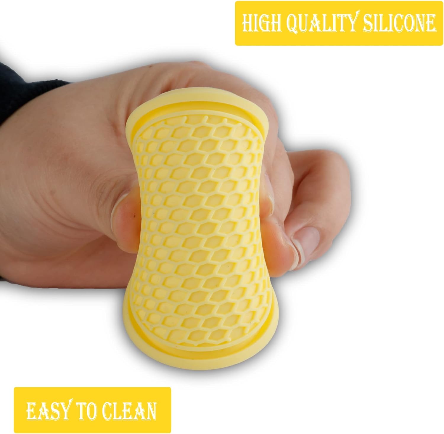 SINGARO Car Cup Coaster, 4PCS Universal Non-Slip Cup Holders Embedded in Ornaments Coaster, Car Interior Accessories, Yellow