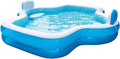members mark elegant family pool 10 feet long 2 inflatable seats with backrests. new version