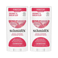 Schmidt's Aluminum Free Natural Deodorant For Women And Men, Coconut &amp; Kaolin Clay With 24 Hour Odor Protection, Certified Natural, Cruelty Free, Vegan Deodorant 2.65oz 2 Pack