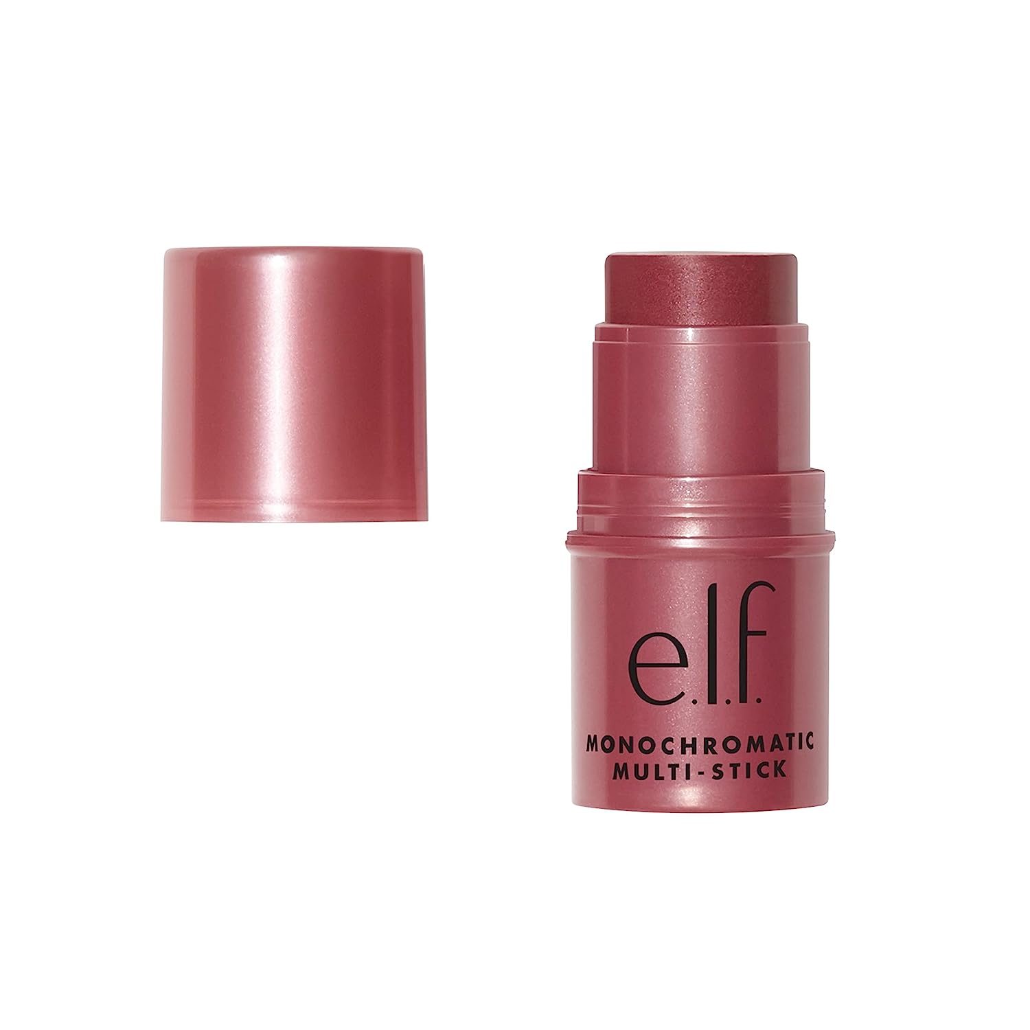 e.l.f. Monochromatic Multi Stick, Luxuriously Creamy &amp; Blendable Color, For Eyes, Lips &amp; Cheeks, Luminous Berry, 0.155 Oz (4.4g)