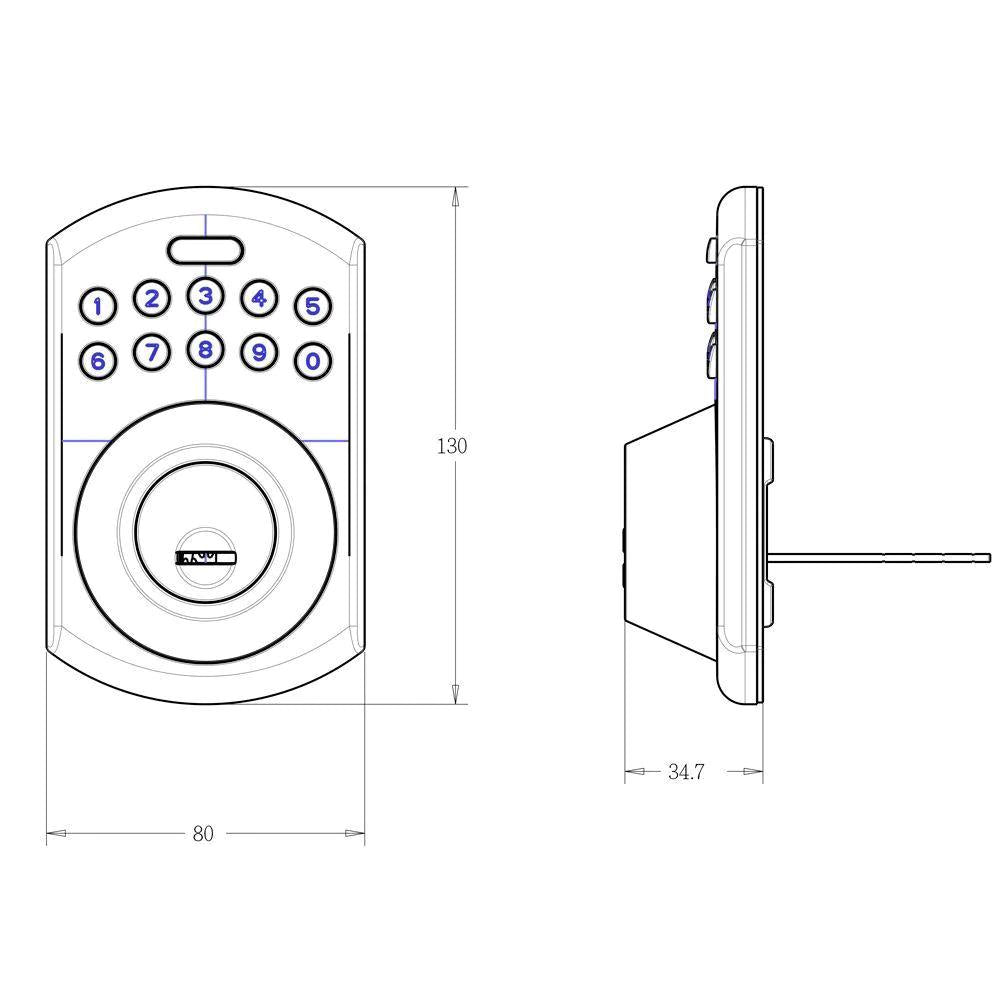 Electronic Door Handleset