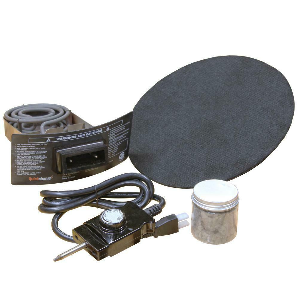 Vision Icon 101 Electric and Charcoal Kamado Grill in Black