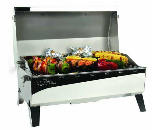 " Premium  Steel Mountable Charcoal Grill w/ Inner Lid Liner by...