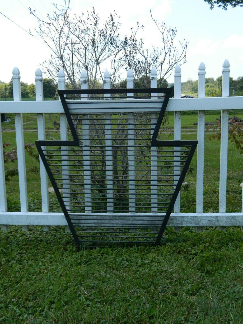 Custom Pennsylvania Steel Keystone Black Grill Grate 36"x36" 25 lbs.