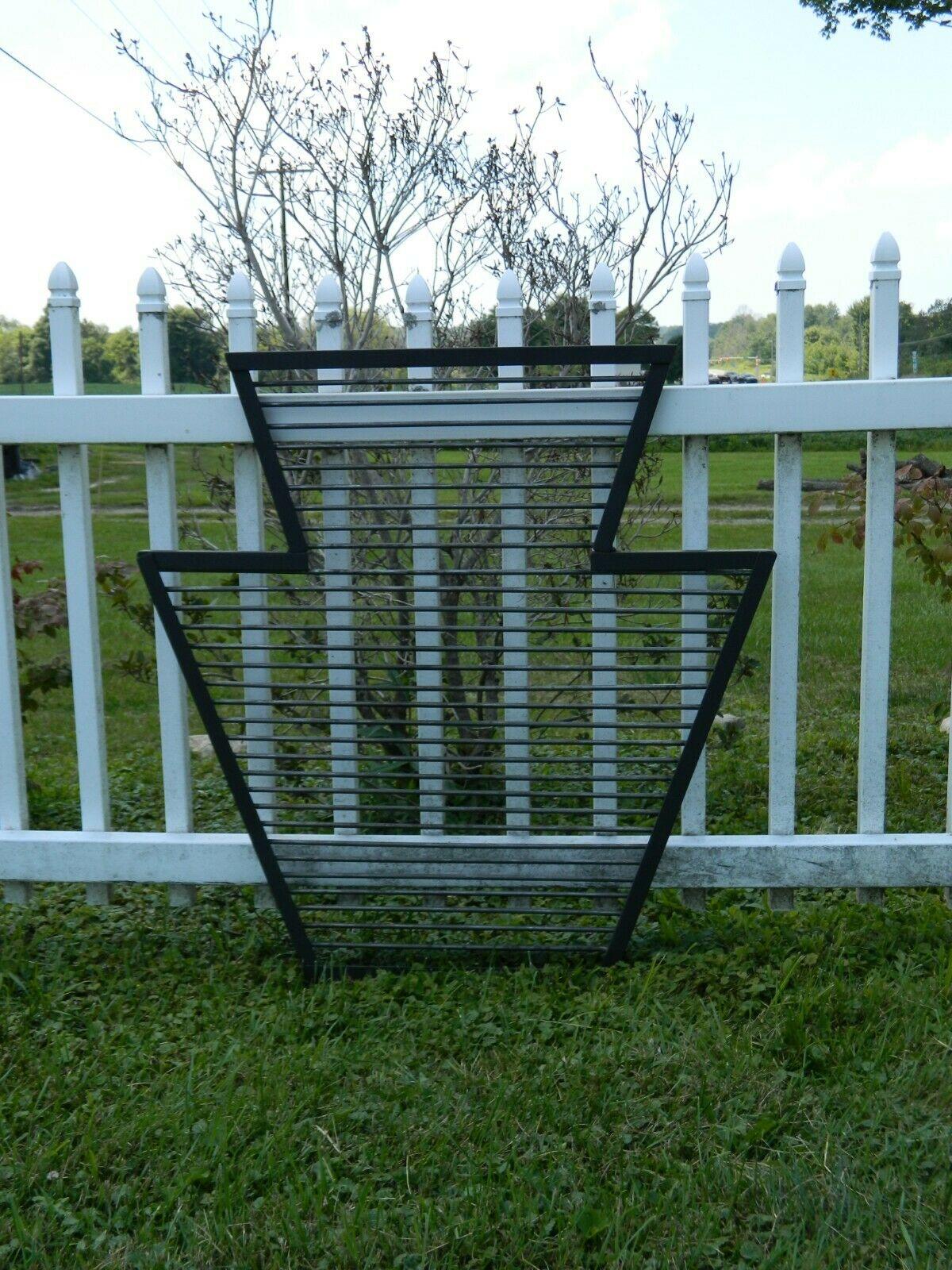 Custom Pennsylvania Steel Keystone Black Grill Grate 36"x36" 25 lbs.